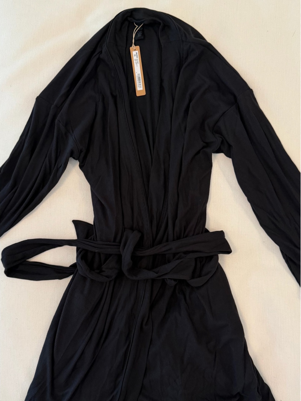 SKIMS BLACK ROBE